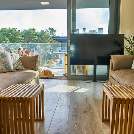 Apartment Szafirowe Z Widokiem Na Morze 4 Kryty Basen I Sauna Hevenia *