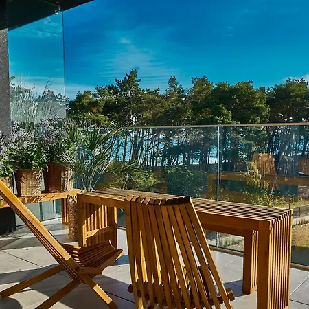 Apartment Szafirowe Z Widokiem Na Morze 4 Kryty Basen I Sauna Hevenia Pogorzelica (Gmina Rewal)